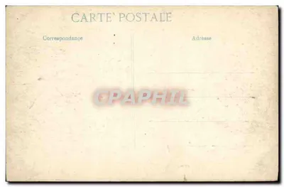 Stara pocztówka Militaria Most w Pont Sainte Maxence — Rewers