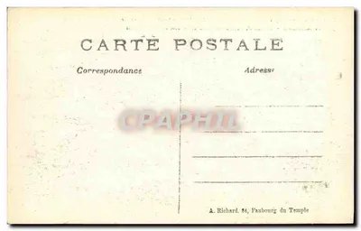 Arras gebombardeerd en in brand gestoken — Ruïnes van het Hôtel de Ville en van zijn beroemde Klokkenstoel — A. R. — n° 307 — Achterkant