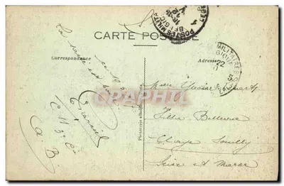 St-Jacques-Cappelle — La Iglesia destruida — Destructeurs, editado en Lille, n°84 — Reverso