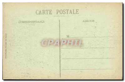 Revigny (Meuse) — Hotel de Cidade e Rua de Bar-le-Duc após o bombardeio de 6 a 12 de Setembro de 1914 — A. Humbert, foto-editora, St-Dizier — Verso