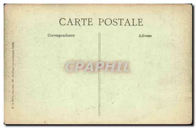 Verdún bombardeado — Place d'armes — Visé, París N° 1445 — Reverso
