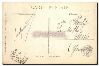 Pintheville (Meuse) — A Igreja bombardeada pelos Alemães — L. C. H. Paris n°393 — Verso
