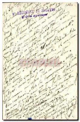 Pociąg — Pamiątka 8. Regiment Zouaves — Wydawca Floria, nr 1762 — Rewers