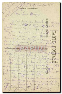 Heiltz le Maurupt — A Igreja destruída — A. Numbert, foto-editora St. Léger, Repercutting 1918 — Verso