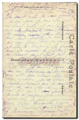 NIEUPORT — Die Ruinen der Kirche — Kampagne 1914-1916 — ND. Phot. — Vise Paris N° 264 — Rückseite