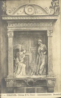 FIRENZE - Igreja de S. Croce - Anunciação - Donatello