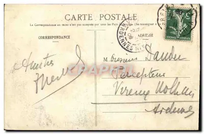 Camp de Châlons — La Plaine (Vue prise du Phare Sud de la Batterie d'Expérience) — Librairie Militaire Guérin, Mournelton — Rewers