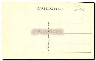 Trois-Épis — El Cristo en la cima del Galz — Edición Benz, Trois-Épis — Reverso