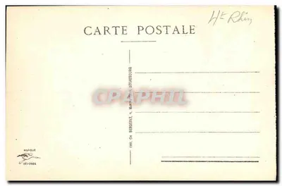 Riquewihr — Casa Jean Preiss-Sattler — Editor Bergeret, Strasbourg — Verso