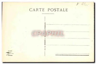 Riquewihr - Torre dos Ladrões — editor: Fot. Ch. Bergeret, Strasbourg, n°5 — Verso