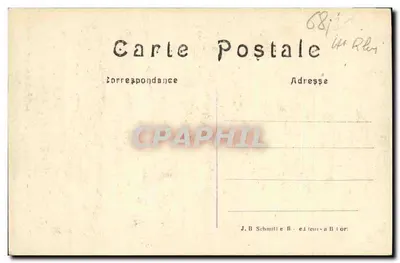Wysokie Alzasko — Mały boczny portal kościoła w THANN — Rewers