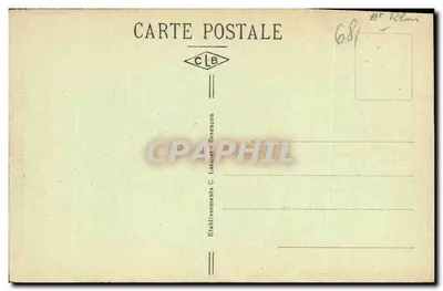 Thann — Duży portal kościoła Świętego Thiébauta — wydawca C. Laruet, Besançon — Rewers