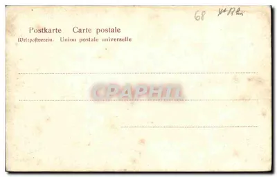 Colmar — Widok z muru obronnego św. Piotra (Klein-Venedig) — wydawca nieznany, numer serii nie widoczny — Rewers