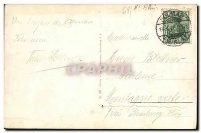 Colmar — Sąd Apelacyjny — wydawca Vocheg & Co. n°29 — Rewers