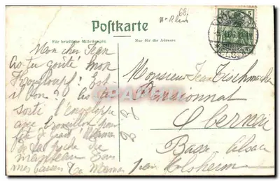 Colmar i. Els. — Vue aérienne de la ville avec édifice religieux — éditeur Total — Verso