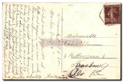 Altweiler — Aubure i. Els., (800 m) — vue de la localité et de ses bâtiments — Rewers