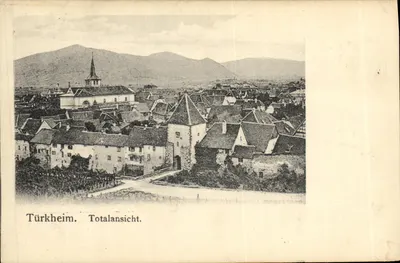 Türkheim. Visão total. — Editor: Verlag v. Anton Murat, Buchsänder, n° 13572