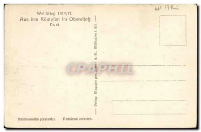 Intérieur de l'église — Bernweiler — éditeur Militärdruck A.G., Oberelfingen — Rewers