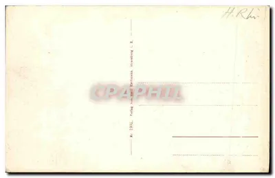 Colmar — Bezirkspräsidium — editor Hartmann, Strasbourg, n° 1901 — Verso