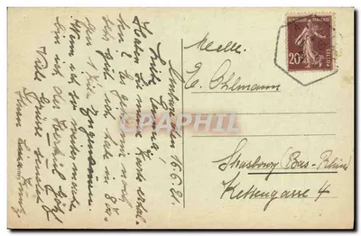 Sanatorium w AUBURE — blisko Ribeauvillé — nieznany wydawca — Rewers