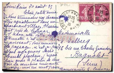 Turckheim, Hte Alsace — Place Turenne — wydawca nieznany — Rewers