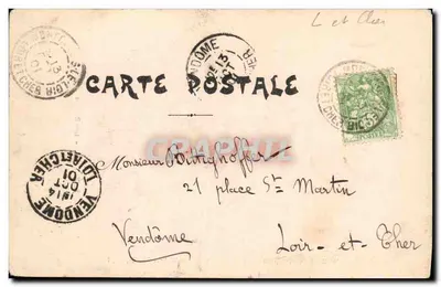 Lavardin — Ruiny — Librairie H. Calzou — Rewers