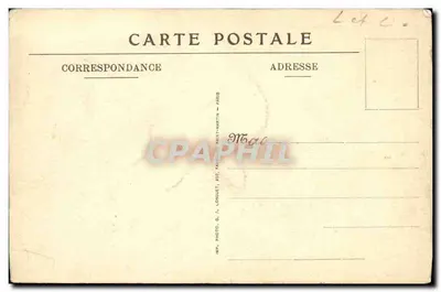 Mennetou-sur-Cher — Katedra. Boczna nawy — D. Longuet, Paryż — Rewers