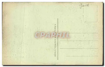 Rochefort-sur-Mer — Torre de Vigia dos Velhos Muros — Cours d'Ablois — editor não identificado, n° 771 — Verso