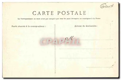 ヴィルヌーヴ＝レ＝アヴィニョン — カルダナル・ド・トゥーリンのホテルのポーダル — Éditions J. Brun et Cie, Carpentras — 裏面