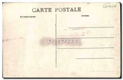 Nîmes - Banhos Romanos — Coleção Aubac Plos, Nîmes — Verso