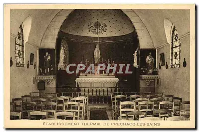 Interior da capela — Estabelecimento Termal de Prechacq-les-Bains — Albestor
