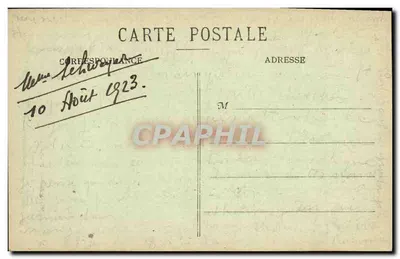 Rossegor, Arredores de Capbreton (Landes) — Estudo artístico sobre o Lago — M. D. — Verso