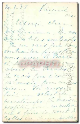 Vineuil — Rue de la Colonne — Editado por Carron — Reverso