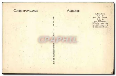 Zamek Cheverny — Portret Anny de Thou, Pani z Cheverny — ND — Wydawnictwo Letellier — Rewers