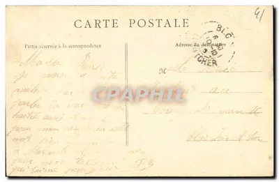 Chamberd — O Pont sobre o rio — B. F., PARIS — Verso
