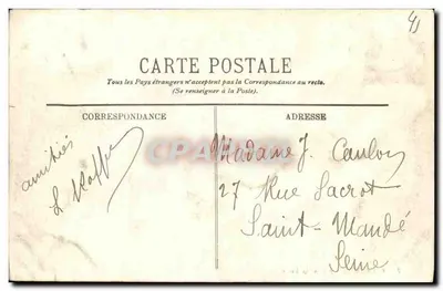 Chaumont gezien vanaf de Loire — LL. — Uitgever LL. — Achterkant