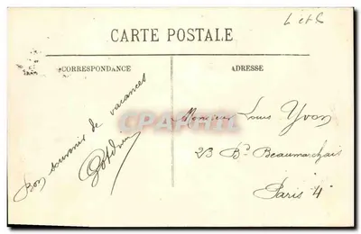 Zamek w Chaumont-sur-Loire — Front wschodni — LL. — Rewers