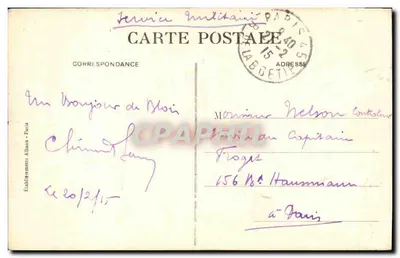 Blois - Il Castello - La grande scalinata dell'Ala di Francesco Ier — E.A. — Verso