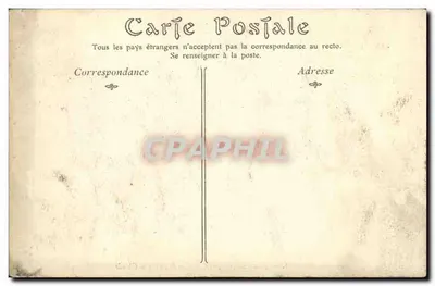 Castelo de BLOIS — Ala de Francisco I, Quarto da Rainha Cláudia — ND Phot, n°424 — Verso
