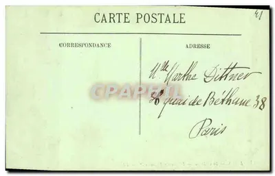 Blois — O Castelo — A Escada de Francisco I — LL. — n°15 — Verso