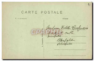 Blois — Zamek — Wewnętrzna fasada Fryderyka I — A.P. — Rewers