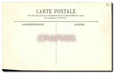 Blois — Het Kasteel — Lucarnes en Kachels — L.L. — Achterkant