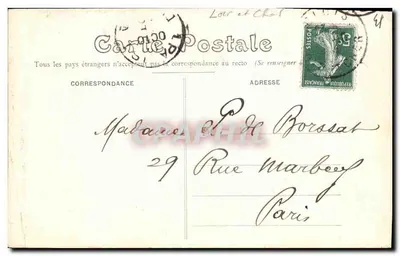 Castello di Blois — Ala di Luigi XII — La Porta d'Entrata — C. Vannier, editore a Blois — Verso