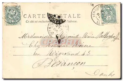 Château de BLOIS — Chambre de Catherine de Médicis — Éditeur non identifié, n° de série non visible — Verso