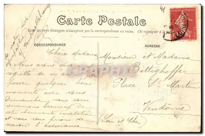 Blois — O Square Victor-Hugo e o Castelo — Editor não identificado, n° 14 — Verso