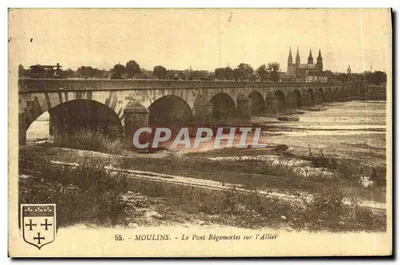 Moinho - O Ponte Régemortes sobre o Allier — n°55