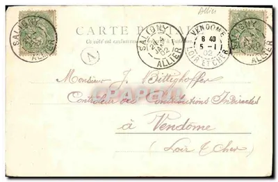 Katedra — Moulin (Allier) — P. Davereux, wydawca, Moulin — Rewers