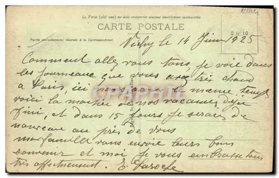 Vichy — Chalet Imperatora — wydawca Vichy, n° 402 — Rewers