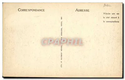 Vichy — Chalet do Imperador — Lado do Parque — LL — Verso