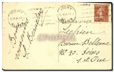 Vichy — O Lavillon da Fonte do Hospital — G. Simon, arq. — Verso